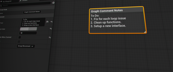 Graph Comment Notes Plugin